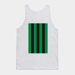 Celtic Retro 2006 Green and Black Striped Away Design Tank Top